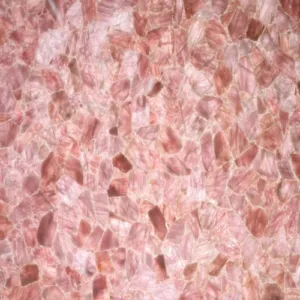 Pink Quartz With Backlit